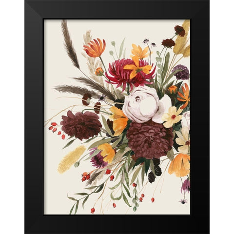 Equinox Bouquet I Black Modern Wood Framed Art Print by Popp, Grace