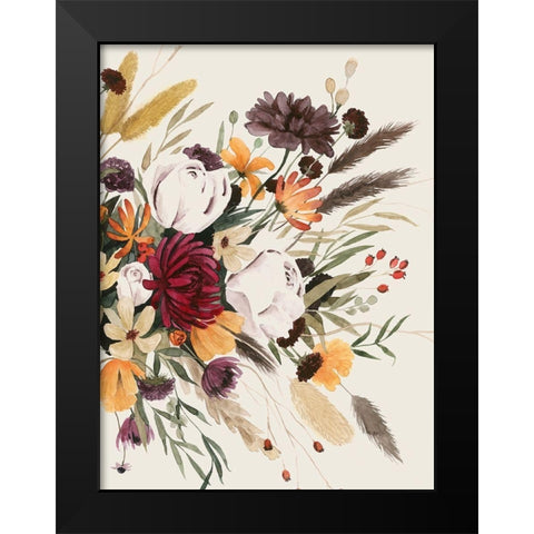 Equinox Bouquet II Black Modern Wood Framed Art Print by Popp, Grace