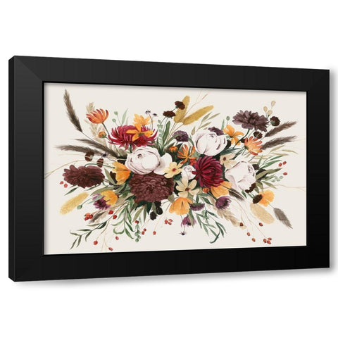 Equinox Bouquet III Black Modern Wood Framed Art Print with Double Matting by Popp, Grace