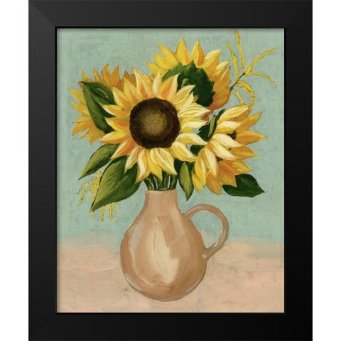 Sunflower Afternoon I Black Modern Wood Framed Art Print by Popp, Grace