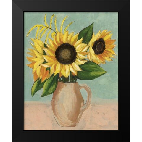 Sunflower Afternoon II Black Modern Wood Framed Art Print by Popp, Grace