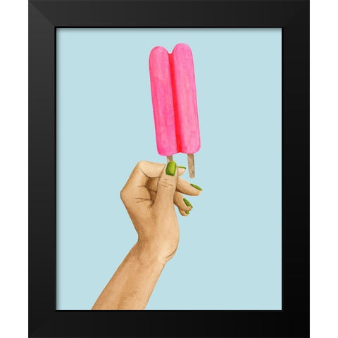 Popsicle Summer I Black Modern Wood Framed Art Print by Popp, Grace