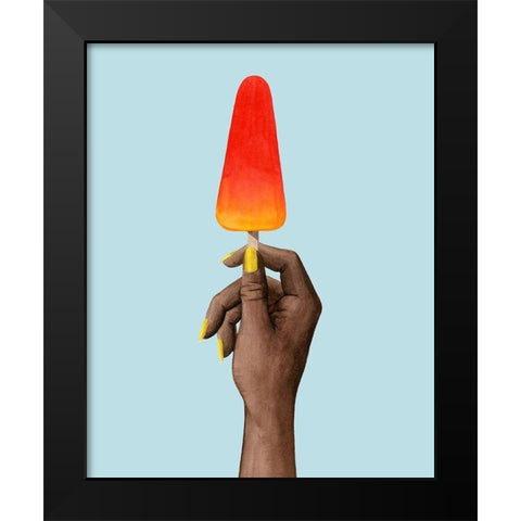 Popsicle Summer II Black Modern Wood Framed Art Print by Popp, Grace