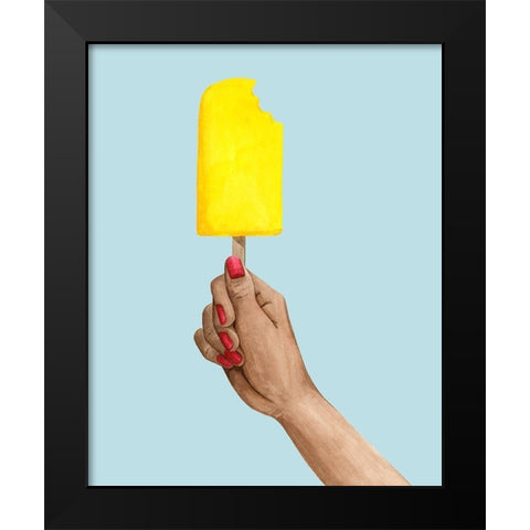 Popsicle Summer III Black Modern Wood Framed Art Print by Popp, Grace