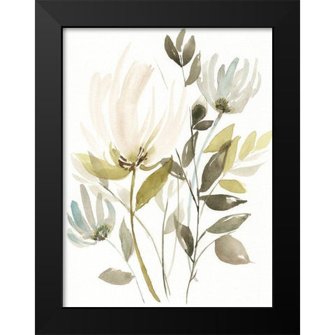 Winter Arrangement I Black Modern Wood Framed Art Print by Goldberger, Jennifer