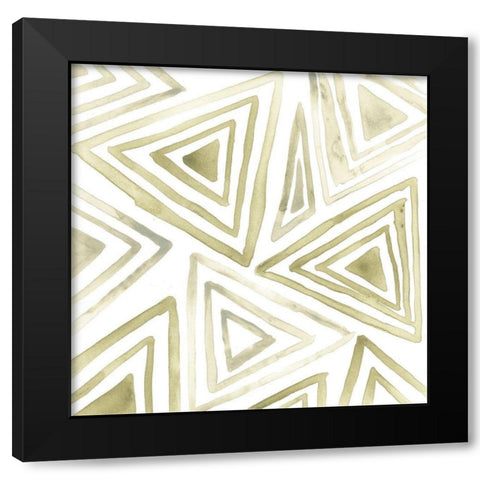 Subtle Signals II Black Modern Wood Framed Art Print by Vess, June Erica