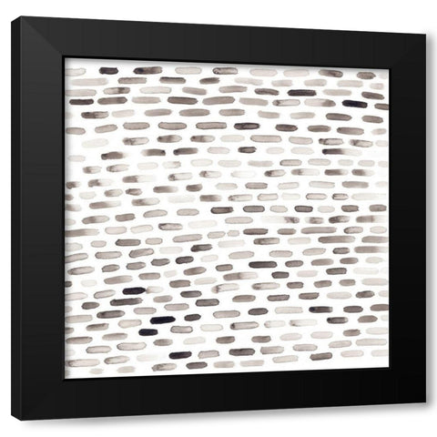 Subtle Signals VI Black Modern Wood Framed Art Print by Vess, June Erica