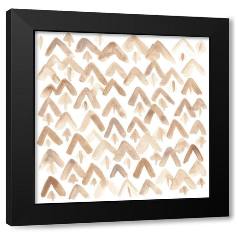 Subtle Signals VII Black Modern Wood Framed Art Print with Double Matting by Vess, June Erica