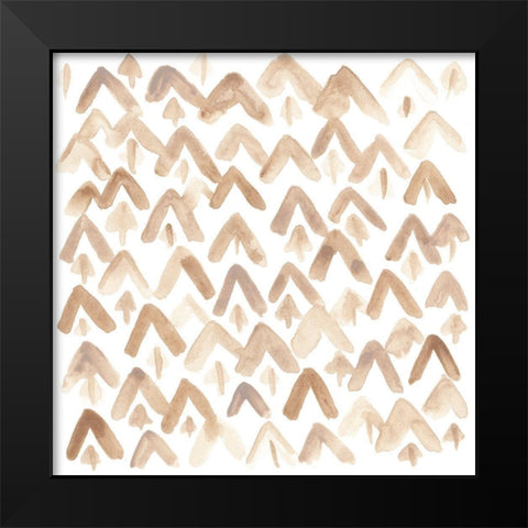 Subtle Signals VII Black Modern Wood Framed Art Print by Vess, June Erica