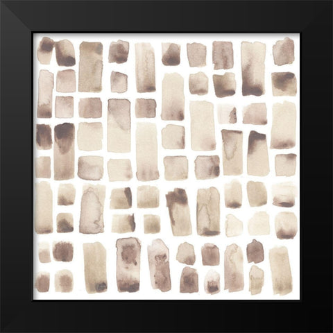 Subtle Signals VIII Black Modern Wood Framed Art Print by Vess, June Erica