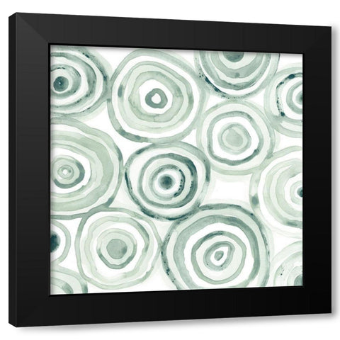 Subtle Signals IX Black Modern Wood Framed Art Print with Double Matting by Vess, June Erica