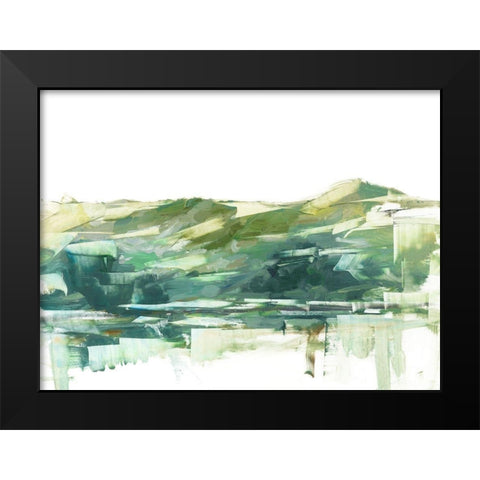 Across The Lake I Black Modern Wood Framed Art Print by Harper, Ethan
