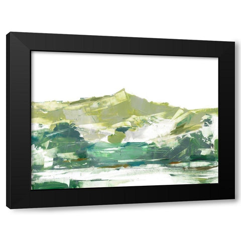 Across The Lake II Black Modern Wood Framed Art Print by Harper, Ethan