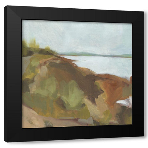 Low Country Landscape I Black Modern Wood Framed Art Print with Double Matting by Green, Jacob