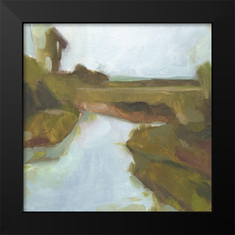 Low Country Landscape II Black Modern Wood Framed Art Print by Green, Jacob