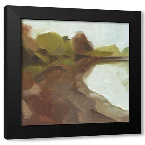 Low Country Landscape IV Black Modern Wood Framed Art Print with Double Matting by Green, Jacob