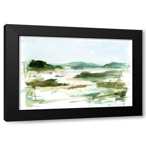 Marsh Sketch II Black Modern Wood Framed Art Print by Harper, Ethan