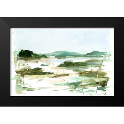 Marsh Sketch II Black Modern Wood Framed Art Print by Harper, Ethan