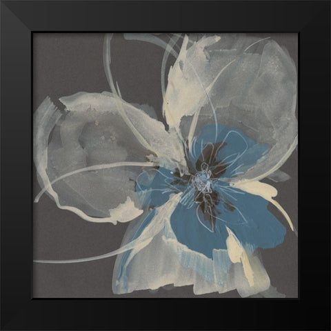 Expressive Petals I Black Modern Wood Framed Art Print by Goldberger, Jennifer