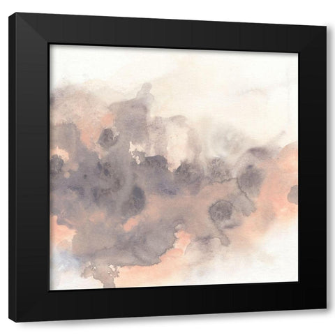 Smoke Surface I Black Modern Wood Framed Art Print with Double Matting by Vess, June Erica