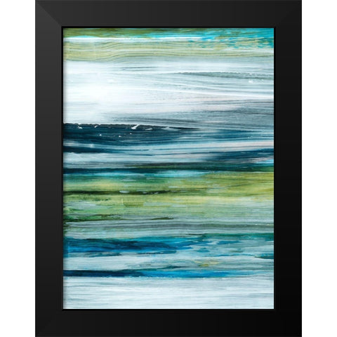 Beryl Swipe I Black Modern Wood Framed Art Print by Popp, Grace