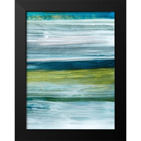 Beryl Swipe II Black Modern Wood Framed Art Print by Popp, Grace