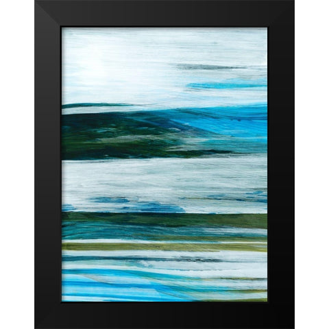 Beryl Swipe III Black Modern Wood Framed Art Print by Popp, Grace