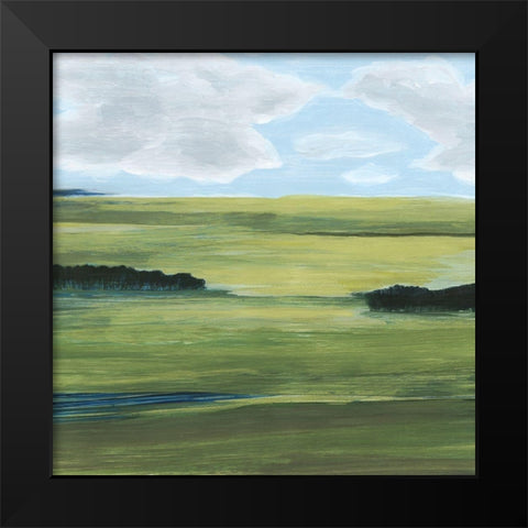 Halcyon Valley II Black Modern Wood Framed Art Print by Popp, Grace