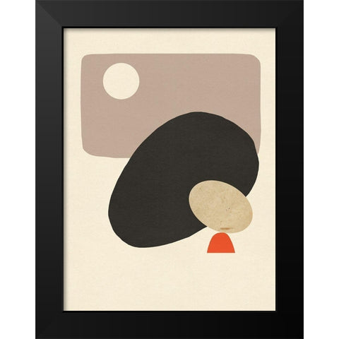 Megalith II Black Modern Wood Framed Art Print by Green, Jacob