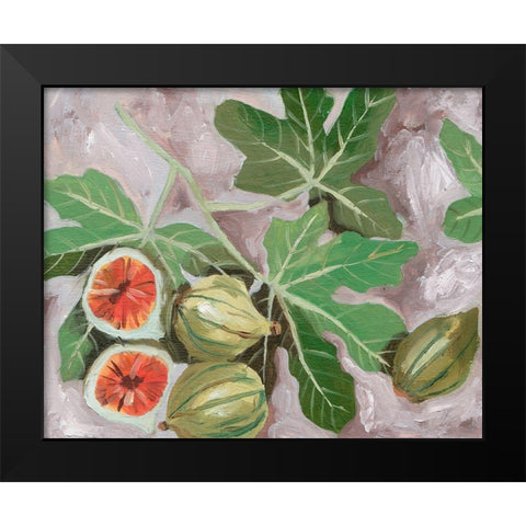 Decorative Fig I Black Modern Wood Framed Art Print by Wang, Melissa