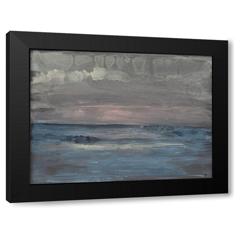 Breaking Sea I Black Modern Wood Framed Art Print with Double Matting by Goldberger, Jennifer