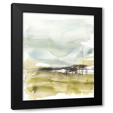 Moody Moor I Black Modern Wood Framed Art Print with Double Matting by Goldberger, Jennifer