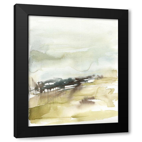 Moody Moor II Black Modern Wood Framed Art Print with Double Matting by Goldberger, Jennifer