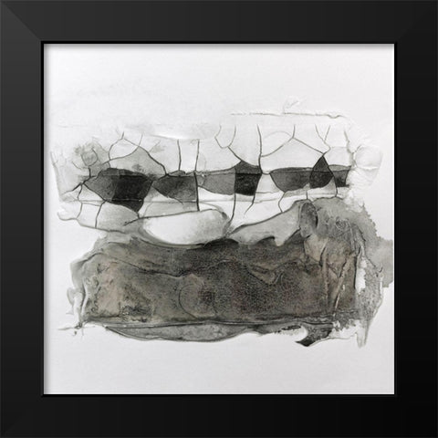 Cut Glass I Black Modern Wood Framed Art Print by Finch, Scherrer