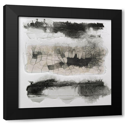 Cut Glass III Black Modern Wood Framed Art Print with Double Matting by Finch, Scherrer