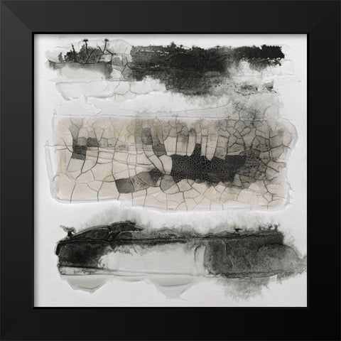 Cut Glass III Black Modern Wood Framed Art Print by Finch, Scherrer