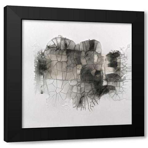 Cut Glass IV Black Modern Wood Framed Art Print with Double Matting by Finch, Scherrer