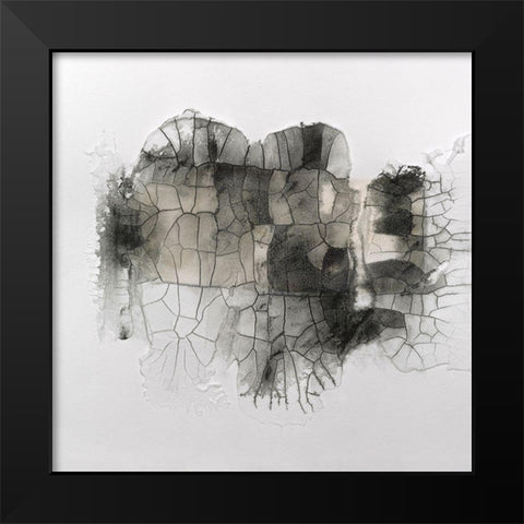 Cut Glass IV Black Modern Wood Framed Art Print by Finch, Scherrer