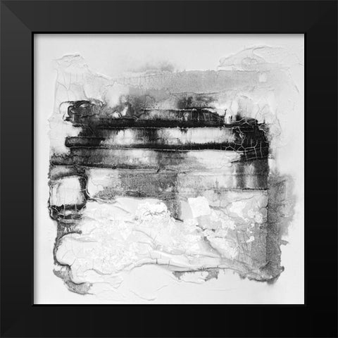 Travertine I Black Modern Wood Framed Art Print by Finch, Scherrer
