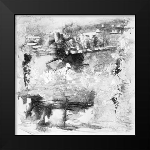 Travertine III Black Modern Wood Framed Art Print by Finch, Scherrer