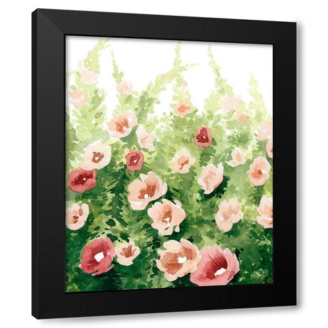 Sunlit Flora I Black Modern Wood Framed Art Print with Double Matting by Popp, Grace