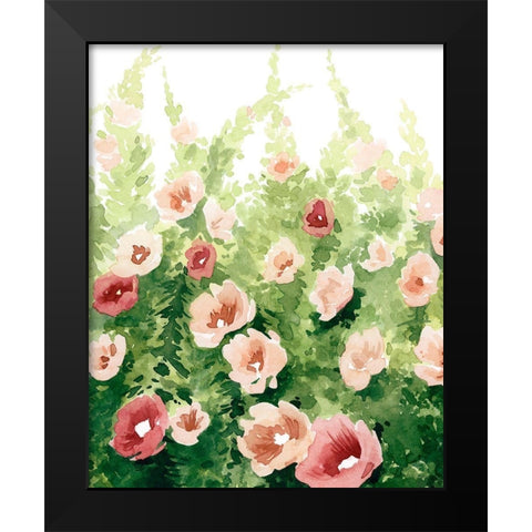 Sunlit Flora I Black Modern Wood Framed Art Print by Popp, Grace