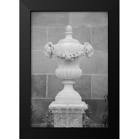 Black and White Fountains III Black Modern Wood Framed Art Print by DeNardo, Laura