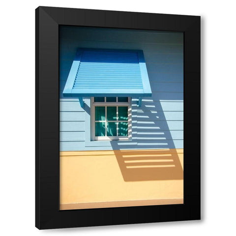 Beachtown Blues I Black Modern Wood Framed Art Print by DeNardo, Laura