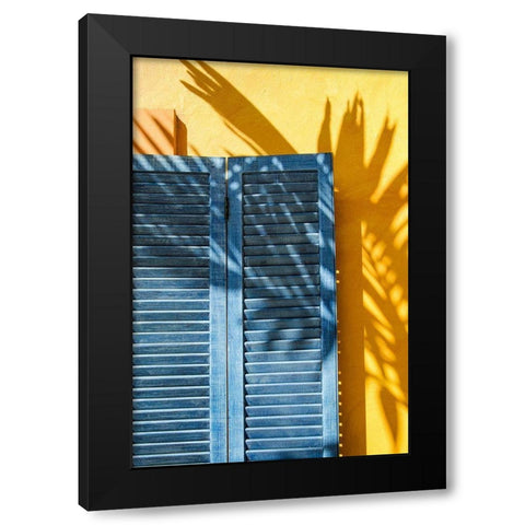 Beachtown Blues II Black Modern Wood Framed Art Print with Double Matting by DeNardo, Laura