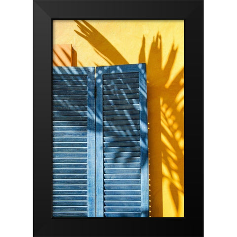 Beachtown Blues II Black Modern Wood Framed Art Print by DeNardo, Laura