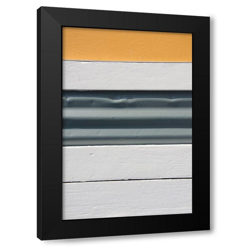 Beachtown Blues III Black Modern Wood Framed Art Print with Double Matting by DeNardo, Laura