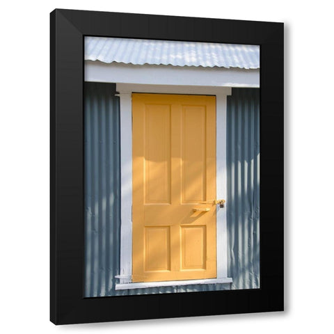 Beachtown Blues IV Black Modern Wood Framed Art Print with Double Matting by DeNardo, Laura