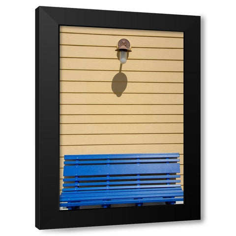 Beachtown Blues V Black Modern Wood Framed Art Print by DeNardo, Laura