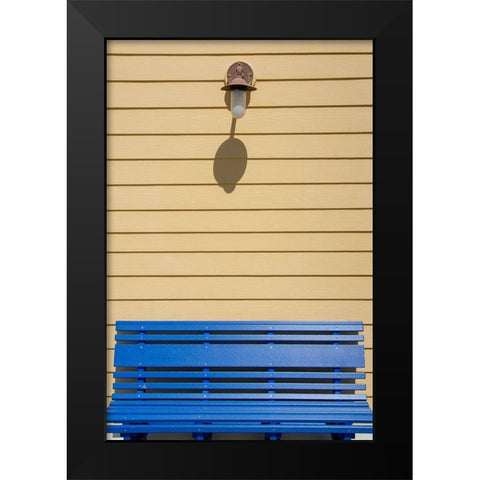 Beachtown Blues V Black Modern Wood Framed Art Print by DeNardo, Laura